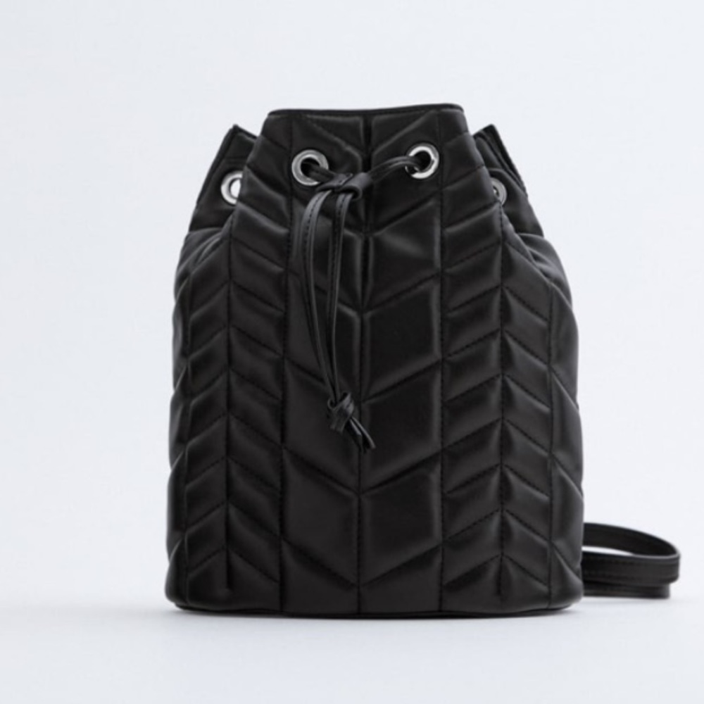 Zara quilted backpack